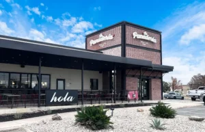 Front of La Panaderia Coffee & Bakery in San Antonio.