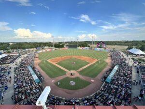 View of the Nelson Wolff Stadium