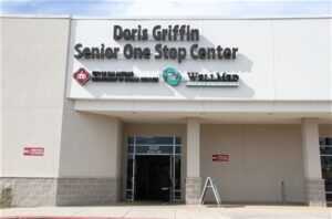 Main entrance of the Doris Griffin Center in San Antonio.